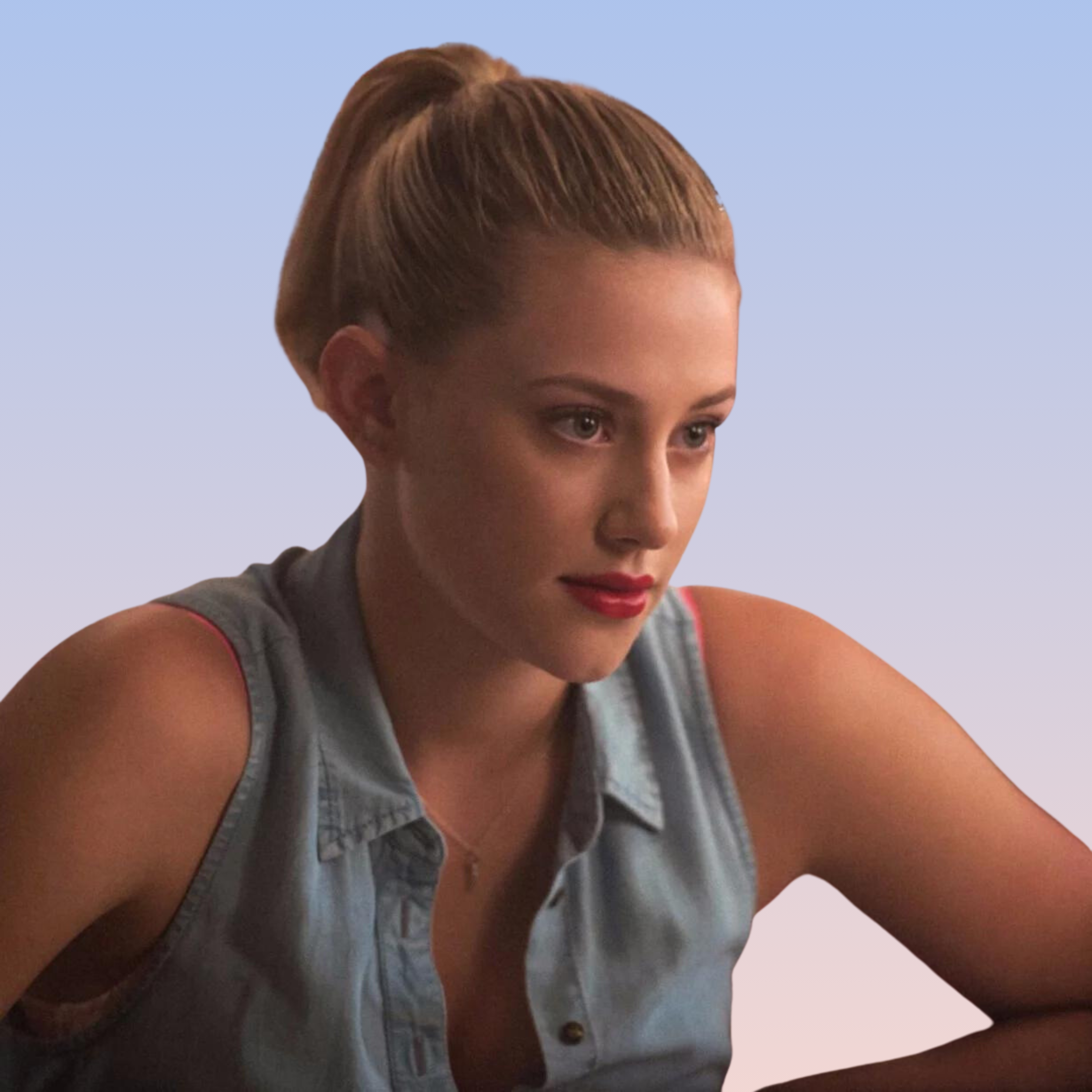 Lili Reinhart ponytail Riverdale Betty