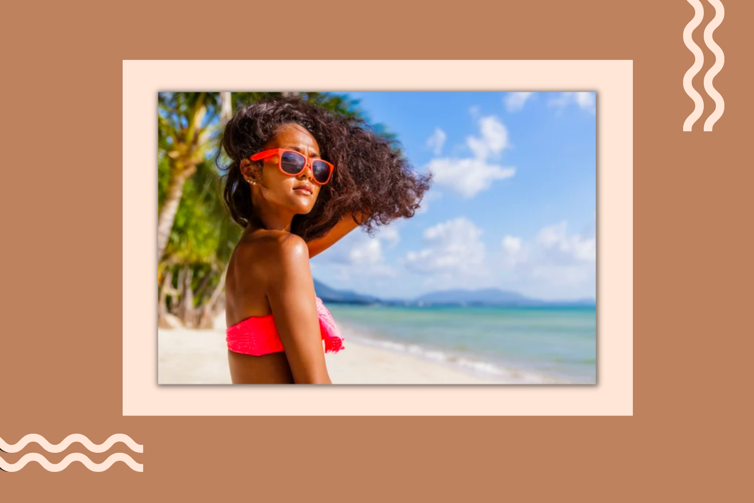 How to Wear a Wig to the Beach this Summer